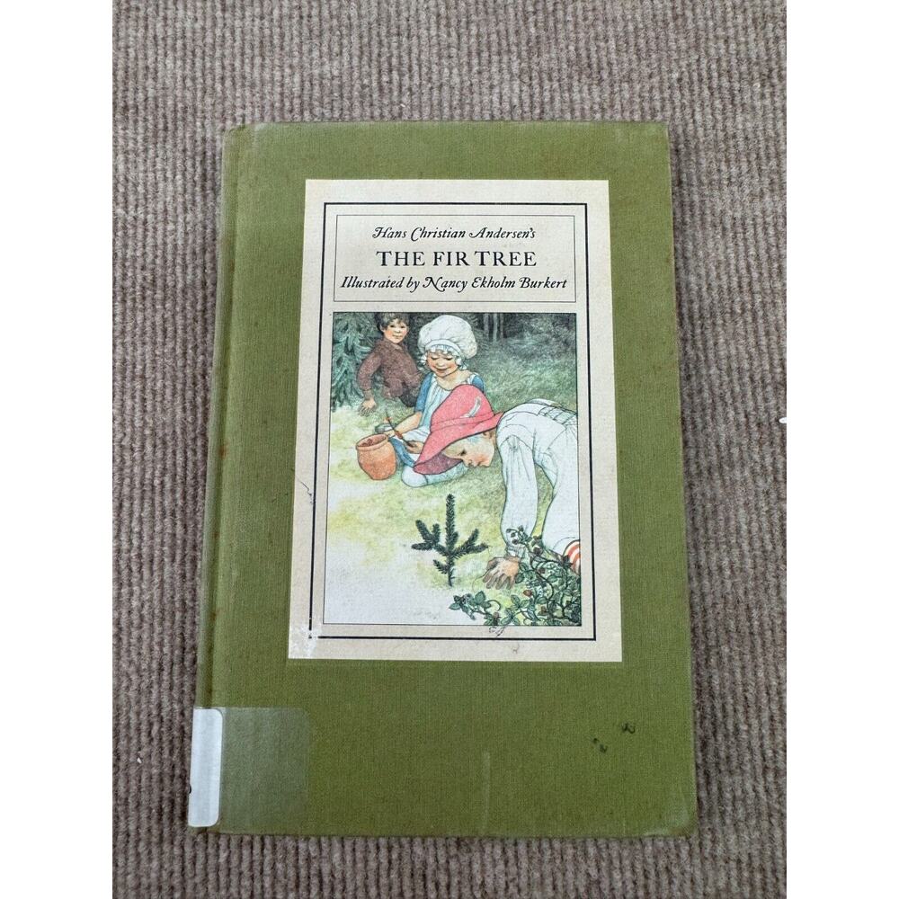 Vintage 1970 The Fir Tree by Hans Christian Andersen English Hardcover Book
